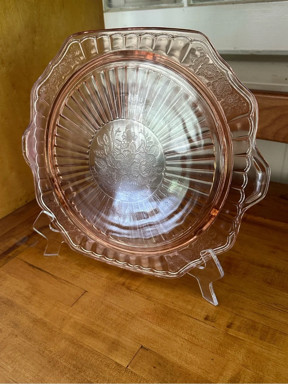 Anchor Hocking Depression Glass Cake Plate